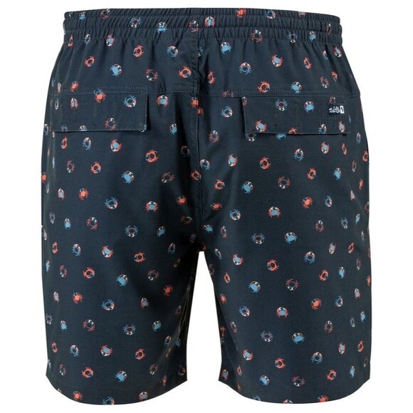 Salt Life Men's Get Crabby Drawstring Performance Quick Dry Walk Shorts Navy 40 - Picture 2 of 8